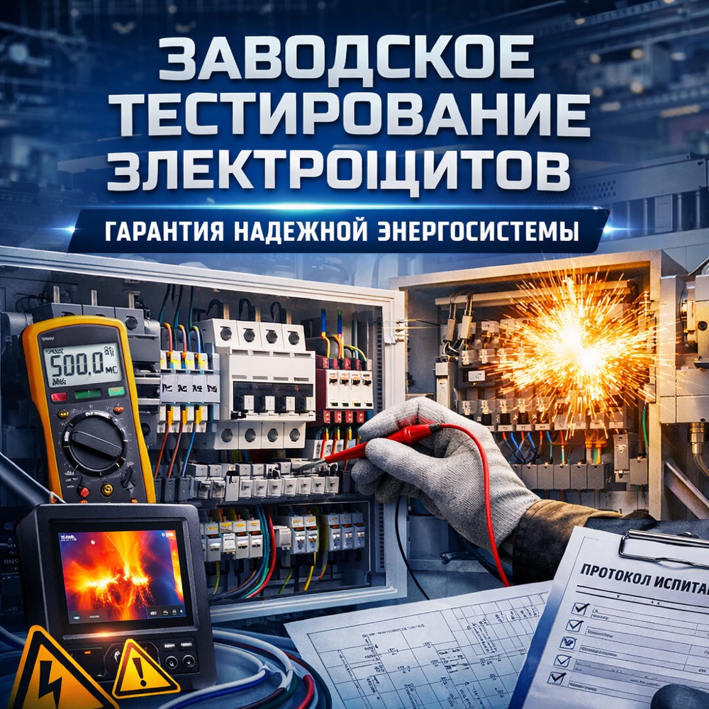 Заводское тестирование электрощитов — фундамент надежной энергосистемы