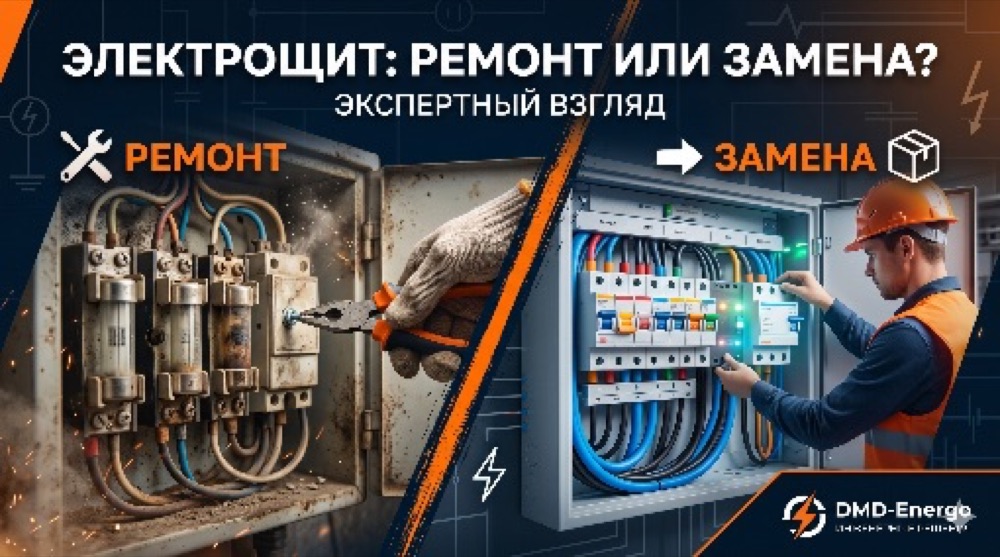 Ремонт или замена электрощита